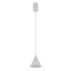 Lampa wisząca Zenith XS japandi stożek jasnoszary GU10