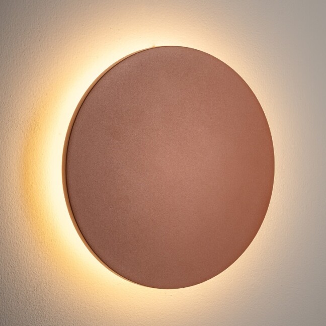 Kinkiet elewacyjny LED Aria M 18cm 9W IP54 pomarańczowy