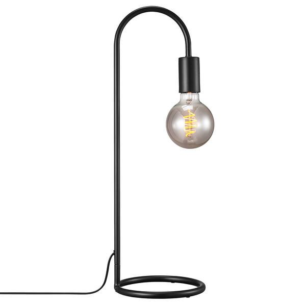 Lampa stołowa Paco E27 40W czarna – industrialny minimalizm Nordlux