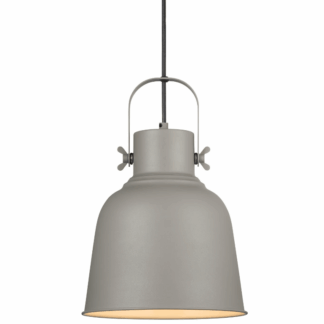 Szara lampa wisząca Nordlux Adrian E27 25W IP20 – industrialny styl