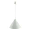 Lampa wisząca Zenith L szara – duży klosz w stylu loftowym
