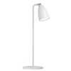 Biała lampa biurkowa Nordlux Nexus 10 z regulowanym kloszem, styl skandynawski