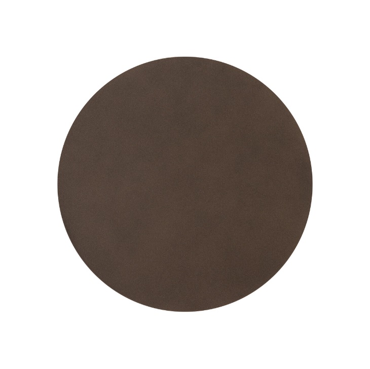 Kinkiet LED Ring M 35 cm brązowy – nowoczesna oprawa z efektem aureoli