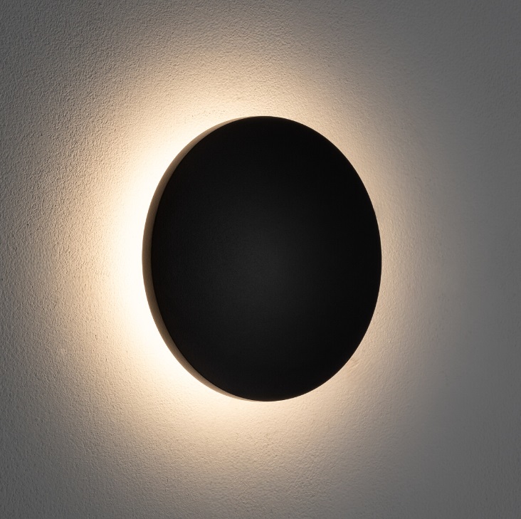 Kinkiet zewnętrzny LED Aria S 13,5 cm czarny – nowoczesny, wodoodporny IP54, 370 lm