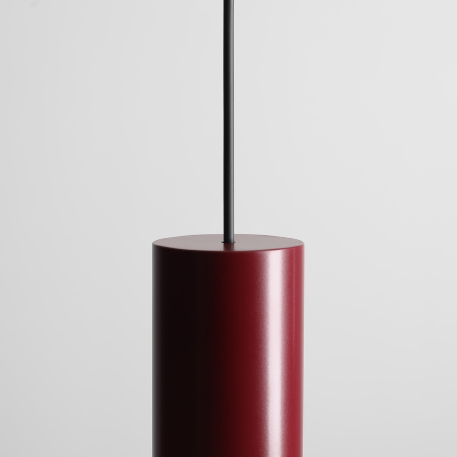 Lampa wisząca Flo Ruby 26 z mlecznym, dmuchanym kloszem E14
