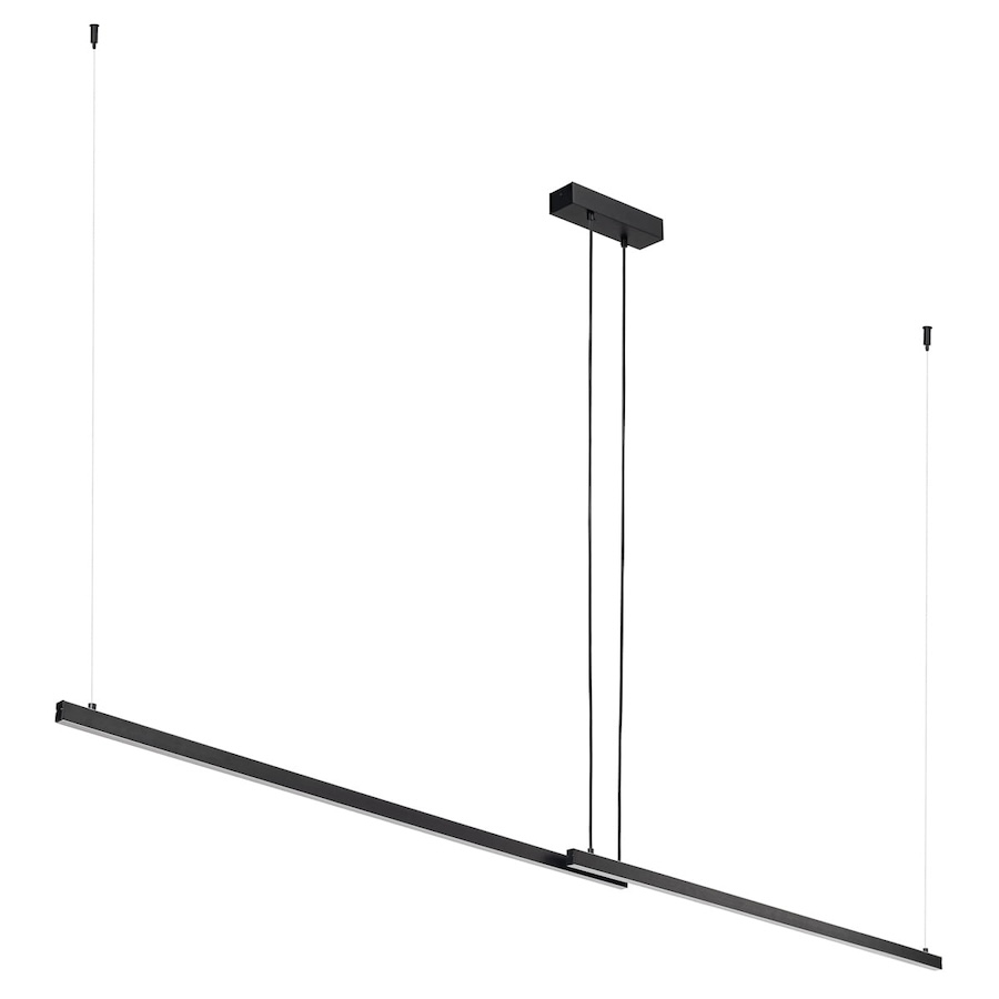 Lampa wisząca LED Miami 120 cm czarna – dwukierunkowe światło góra–dół