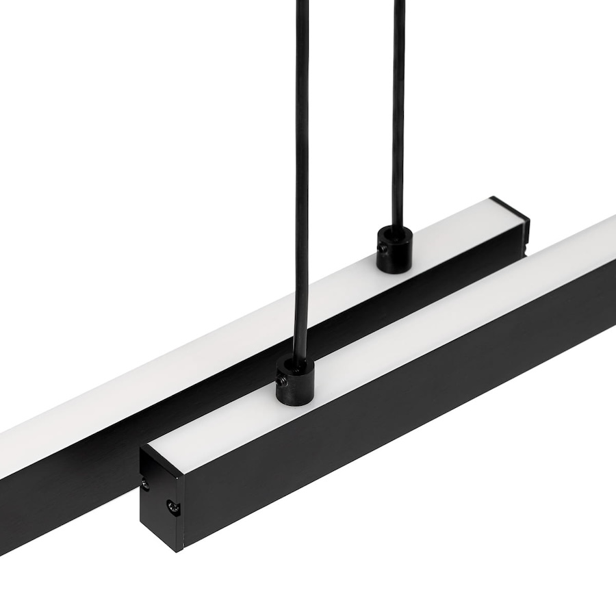 Lampa wisząca LED Miami 120 cm czarna – dwukierunkowe światło góra–dół