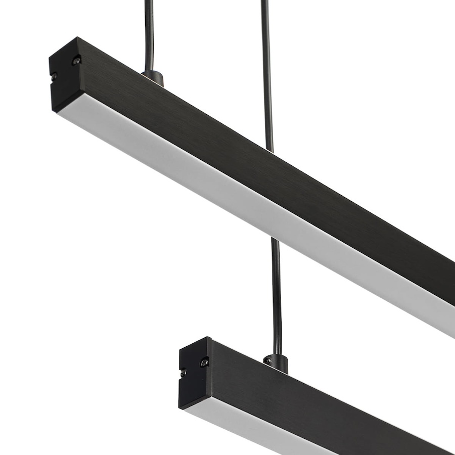 Lampa wisząca LED Miami 120 cm czarna – dwukierunkowe światło góra–dół