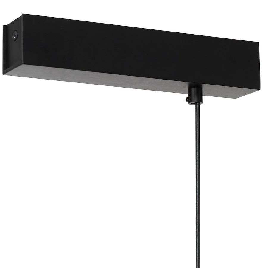 Lampa wisząca LED Miami 120 cm czarna – liniowa nad stół lub wyspę