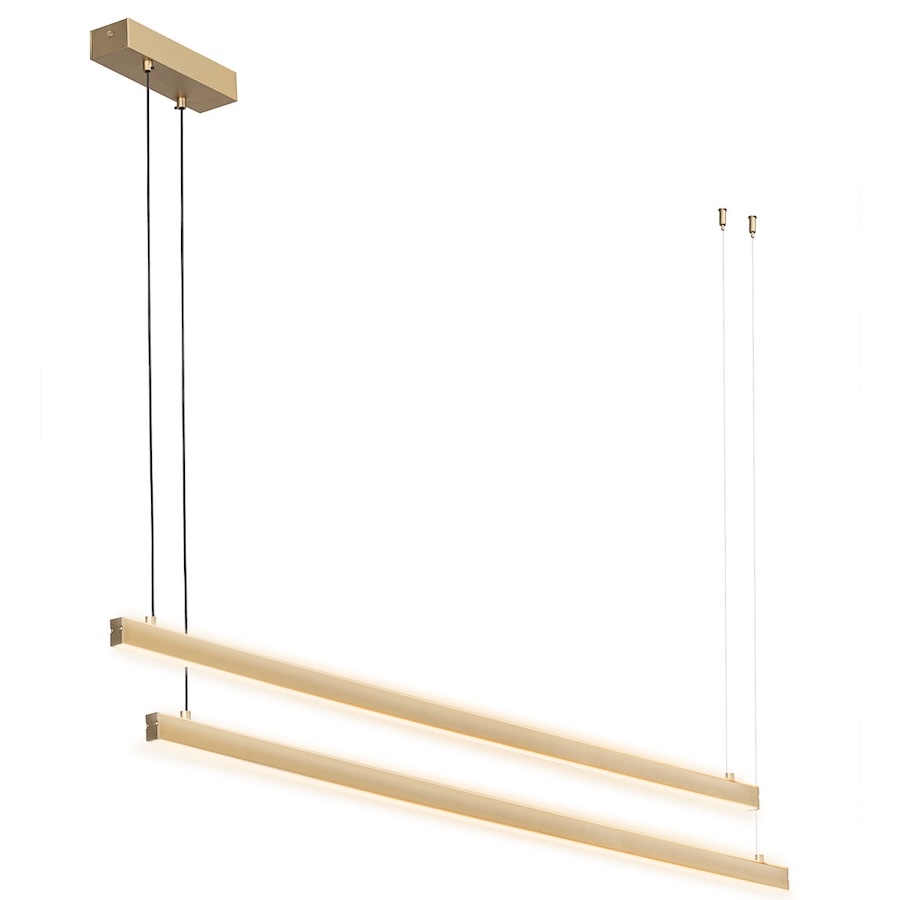 Lampa wisząca LED Miami złota 120cm z dwustronnym światłem