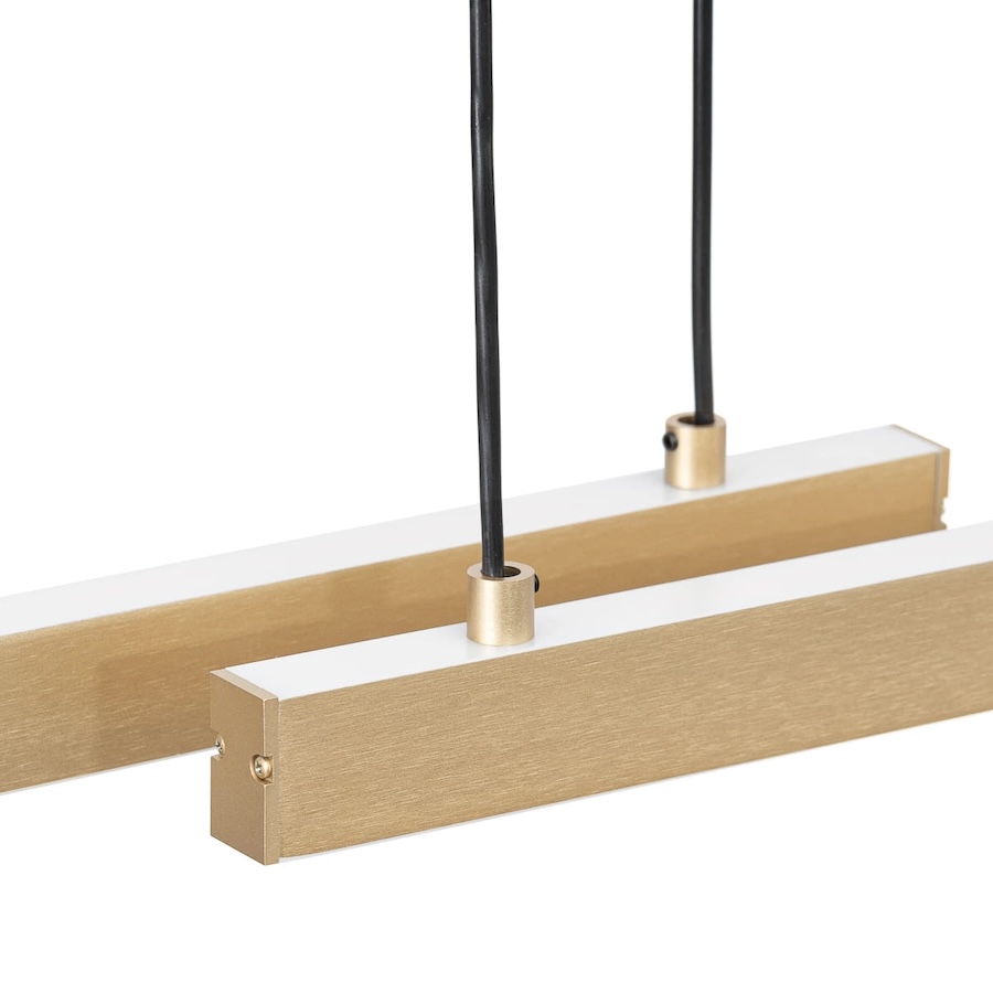 Lampa wisząca LED Miami złota 120cm z dwustronnym światłem