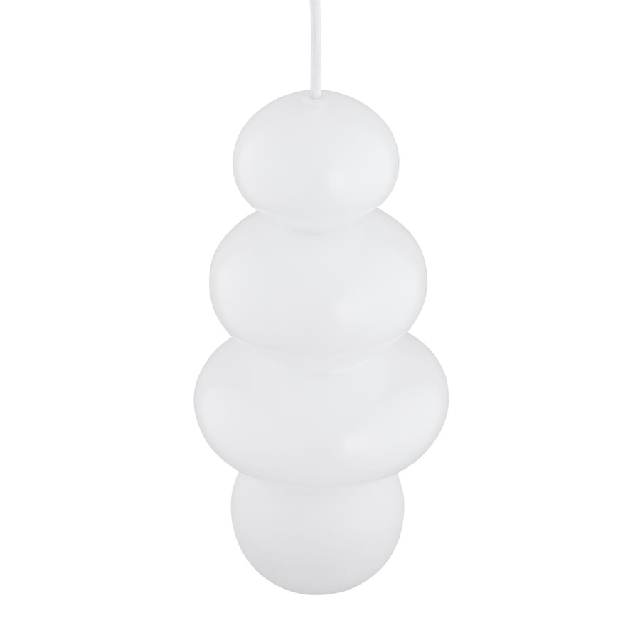 Lampa wisząca Orlando Plus biała 4Kule Japandi IP44 G9 6W
