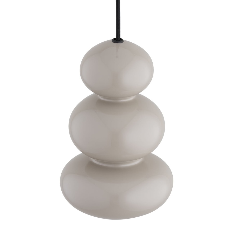 Lampa wisząca Orlando szara – nowoczesny design z kamiennymi kulami