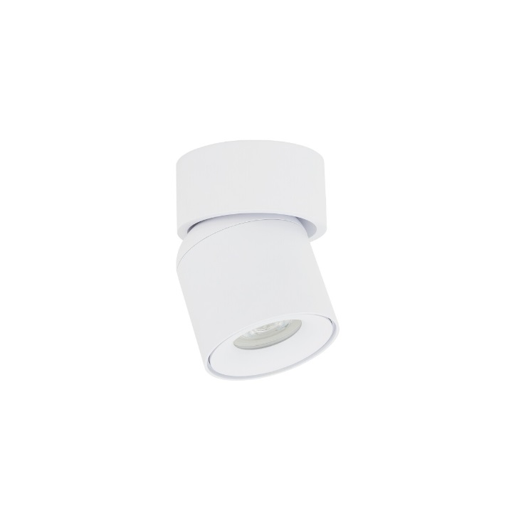 lumigo oscar bialy reflektor sufitowy scienny ip54 z regulacja gu10 10w 3