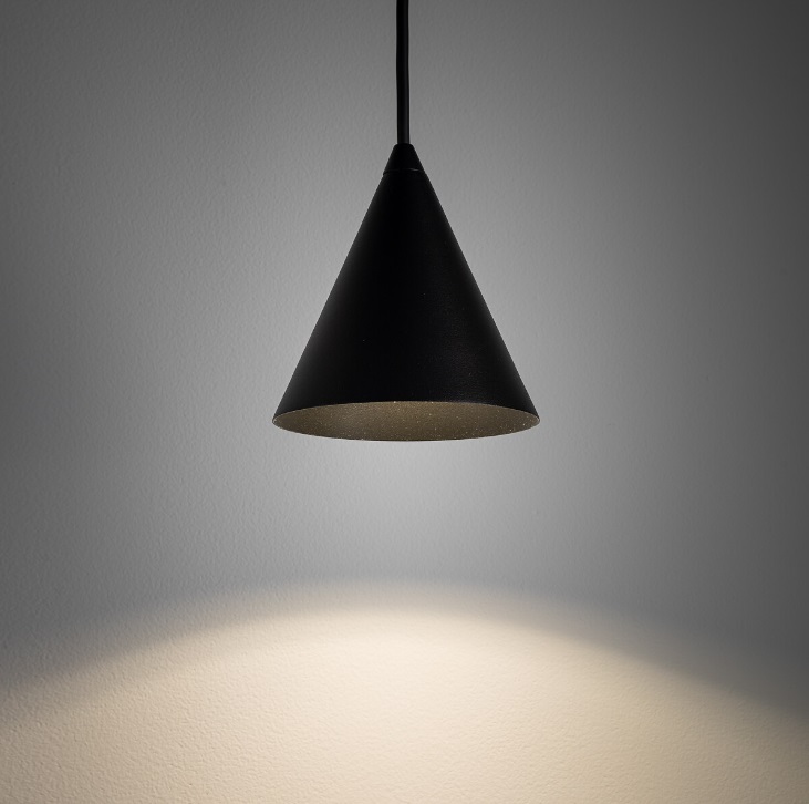 Zenith XS czarna – minimalistyczna lampa wisząca GU10 z regulacją wysokości