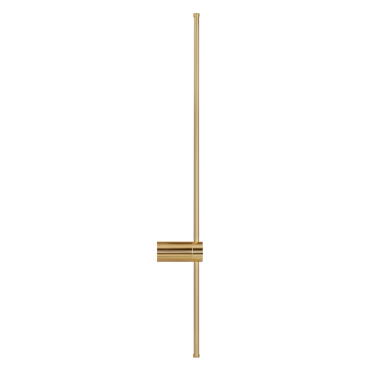 Złoty kinkiet LED Sparo 100 cm – elegancki połysk i ciepłe światło