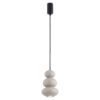 Lampa wisząca Orlando szara – nowoczesny design z kamiennymi kulami