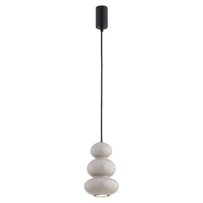 Lampa wisząca Orlando szara – nowoczesny design z kamiennymi kulami