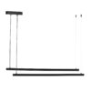 Lampa wisząca LED Miami 120 cm czarna – dwukierunkowe światło góra–dół