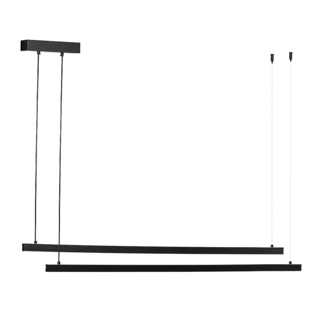 Lampa wisząca LED Miami 120 cm czarna – dwukierunkowe światło góra–dół