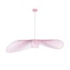 Lampa wisząca Kapelusz różowy ażurowy klosz E27 60W IP20