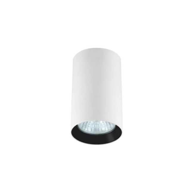 Tuba sufitowa LED Manacor 9 biało-czarna GU10 IP20