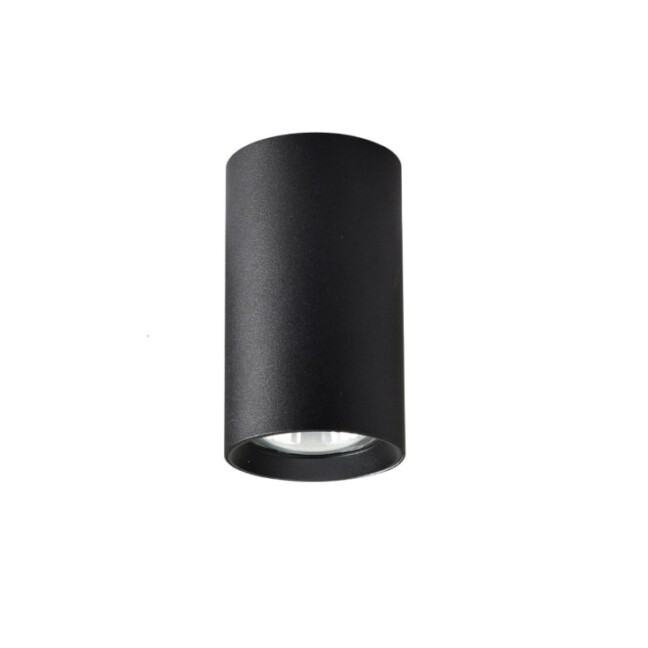 Czarna lampa sufitowa Manacor 13 natynkowa tuba GU10 IP20