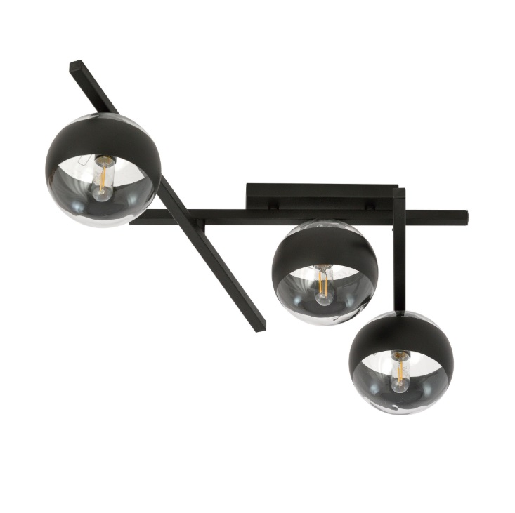 Lampa sufitowa Smart 3 z trzema regulowanymi kloszami E14 IP20