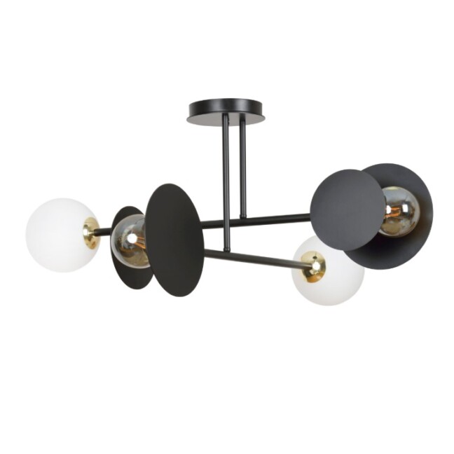 Lampa sufitowa Minerva 4 z czterema punktami światła E14 i E27 – elegancka i nowoczesna