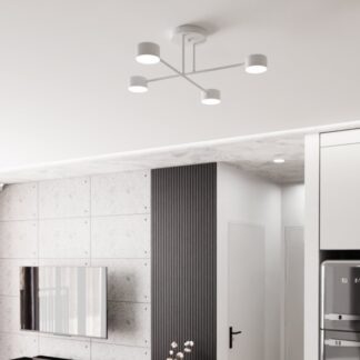 Lampa sufitowa Halo 4 biała z 4 punktami światła GX53