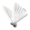 Srebrny kinkiet LED Mariposa CCT 8W 600lm w stylu art deco