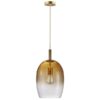 Bursztynowa lampa wisząca Uma 23 Nordlux z kloszem ombre E27 IP20
