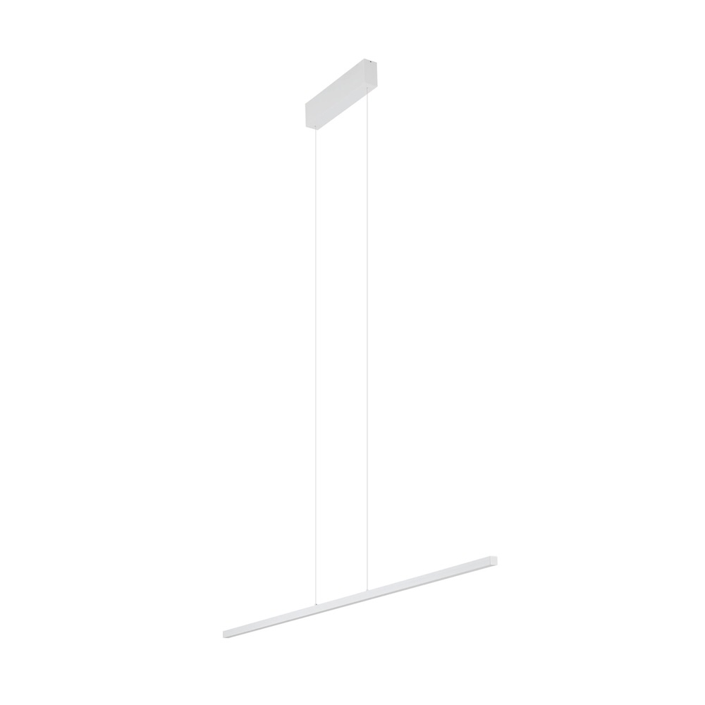 Biała lampa wisząca LED Bar S 27W 3000K 120 cm minimalistyczna