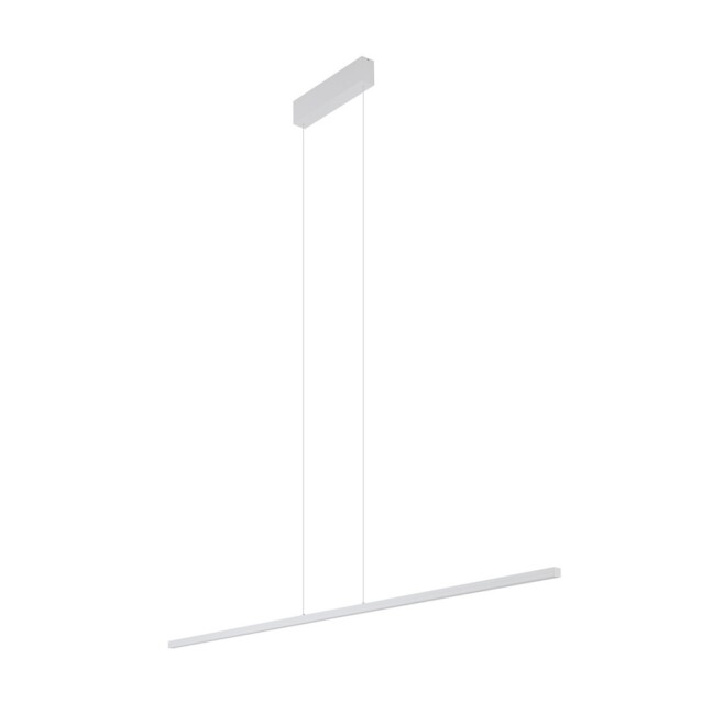 Biała lampa wisząca LED Bar M 32W 3000K 150 cm – minimalistyczna linia światła