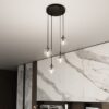 Lampa wisząca Cosmo Premium 4 z przezroczystymi kloszami E14 IP20