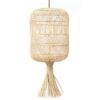 Wiklinowa lampa wisząca Dumpling M boho naturalny rattan E27 IP20