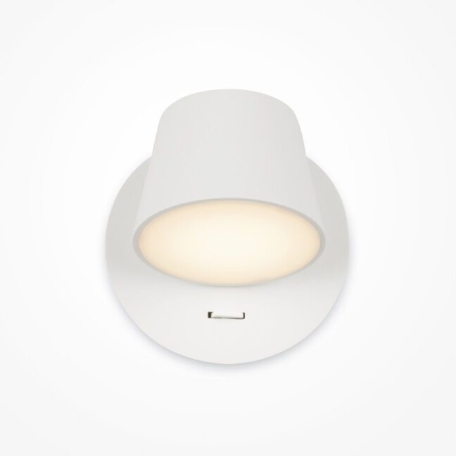 Kinkiet LED Pixel biały 7W 3000K – skandynawski minimalizm z włącznikiem