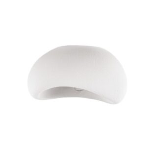 Plafon sufitowy Cluora 40 w białym kolorze z chropowatą strukturą