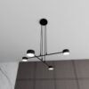 Lampa wisząca Modus 4 czarna z 4 punktami światła GX53