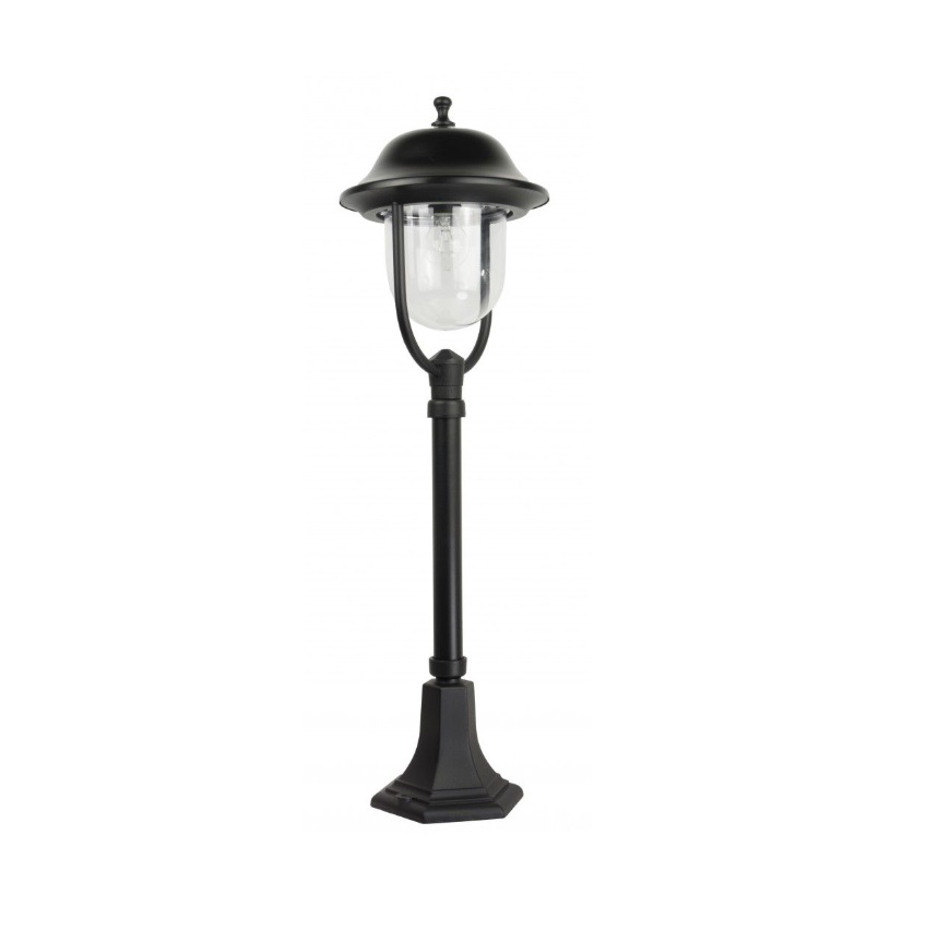 Czarna latarnia ogrodowa Prince 87 E27 aluminiowa IP54