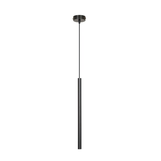 Lampa wisząca Selter czarna – smukła tuba LED G9 8W IP20