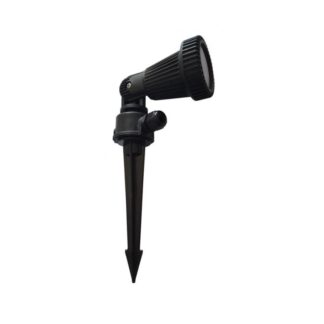 Reflektor ogrodowy wbijany Prit czarny IP55 GU10