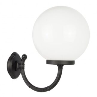 Kinkiet zewnętrzny Kula Classic 30 cm E27 IP43 czarny