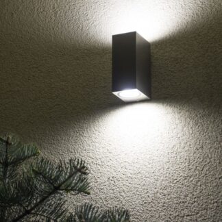 Nowoczesny kinkiet zewnętrzny Mini II IP44 GU10 2x10W góra-dół