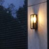 Kinkiet zewnętrzny Porto I IP65 czarny E27 aluminiowy