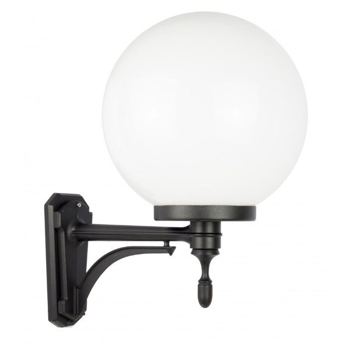 Kinkiet zewnętrzny Kula Classic 30 cm E27 IP43 czarny