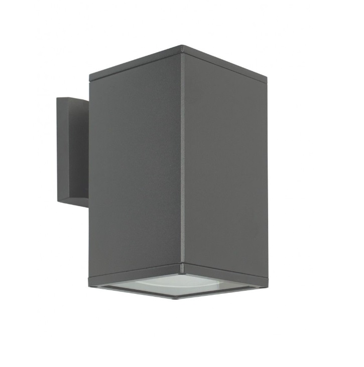 Kinkiet zewnętrzny Adela 2 IP54 E27 – kwadratowa lampa elewacyjna