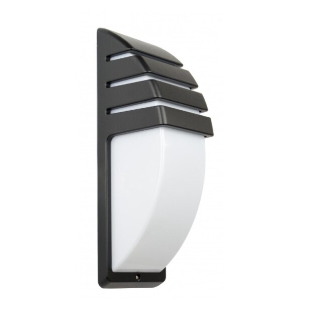 Nowoczesny kinkiet zewnętrzny City IP54 E27 10W – antracytowy