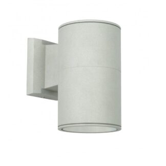 Kinkiet ogrodowy Adela IP54 E27 – aluminiowa lampa ścienna w formie tuby