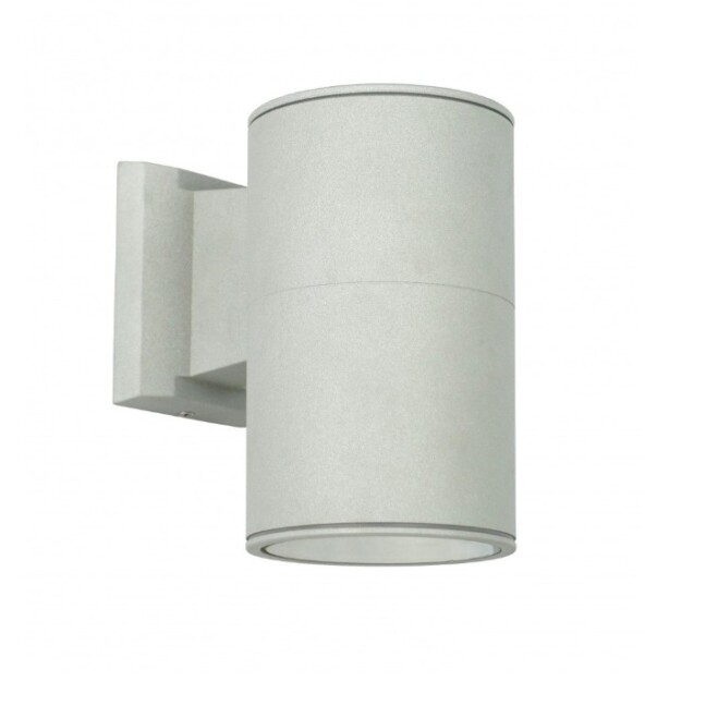 Kinkiet ogrodowy Adela IP54 E27 – aluminiowa lampa ścienna w formie tuby